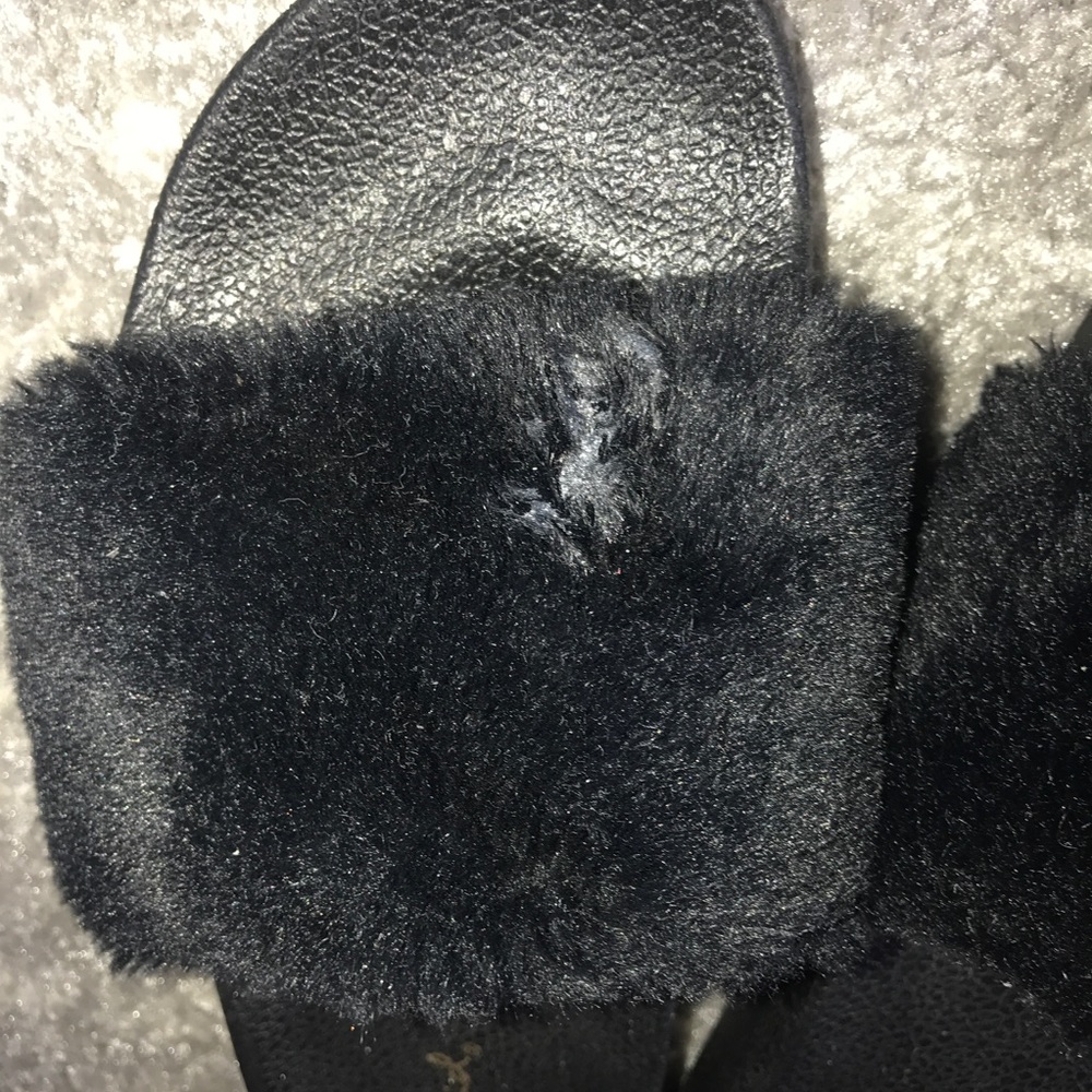 Faux Fur Slides - Picture 2 of 4